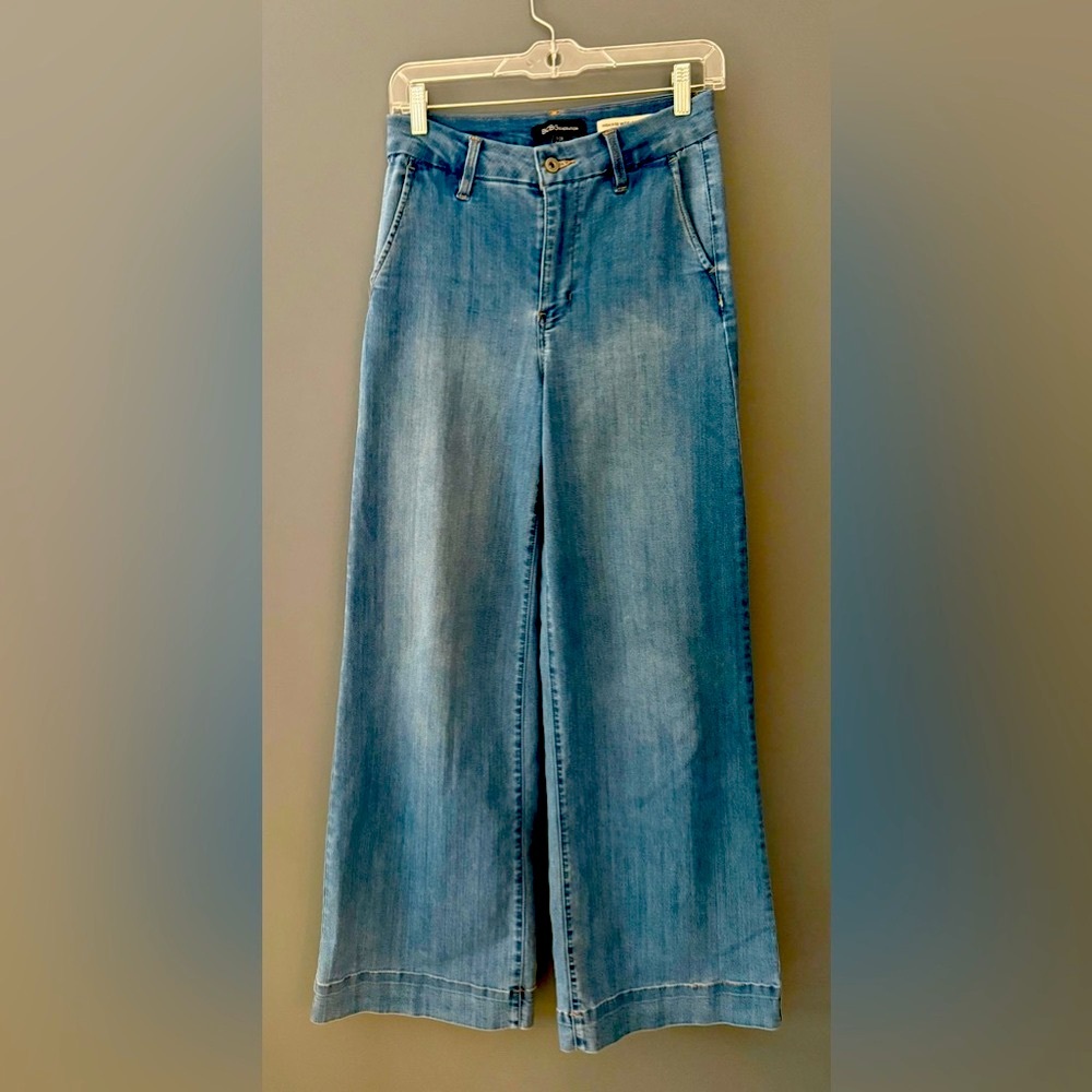 High rise wide leg trouser jeans!